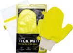Tick Mitt Yellow Tick Removal Glove - Protective Tick Removal Tool for Humans and Pets - Safely Remove Ticks with Ease - Durable, Comfortable, and Easy to Use Tick Removal Glove - Image 2