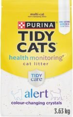 Tidy Cats Tidy Care Alert Cat Litter, Non-Clumping Silica Crystals - 3.63 kg Bag - Image 2