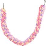 Toyvian Climbing Rat Toy and Cage Hamster Toy with Woven Colorful Rope, Wear-Resistant Sugar Glider and Guinea Pig Hanging for Small Pets - Image 2