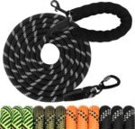 Training Leash for Dogs 10FT 15FT 30FT 50FT 100FT, Long Rope Leash for Dog, Nylon Rope Dog Leash with Comfortable Padded Handle for Large Medium Small Dogs - Image 2