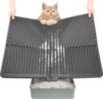 UPSKY Cat Litter Mat, Large Kitty Litter Trapping Mat Soft on Kitty Paws, Litter Box Mat Keep Floor Clean, 31" x 24" Waterproof and Washable Cat Litter Catcher Pad for Scatter Control - Image 2