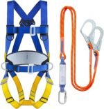 Universal Full Body Fall Protection Safety Harness with Dorsal D-Ring and Mating Buckle Legs，OSHA/ANSI Compliant,internal Shock Absorbing landyard&Hook csa - Image 2