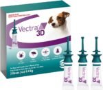 Vectra 3D Flea and Tick Treatment for Dogs and Puppies Weighing 4.6-9 kg (10.1-19.8 lbs) - Tick and Flea Prevention for Dogs That Repels Mosquitoes and More with Easy Monthly Application (3 Pack) - Image 2