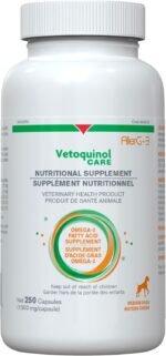 Vetoquinol Allerg-3 Capsules – Veterinary Health Product – Omega-3 Fatty Acid Nutritional Supplement for Pets - Medium Breeds, 250 Capsules - Image 2