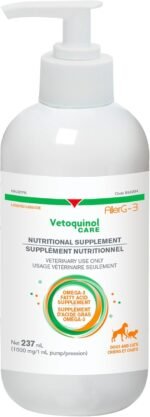 Vetoquinol Allerg-3 Liquid – Veterinary Health Product – Omega-3 Fatty Acid Nutritional Supplement – 237 ml - Image 2