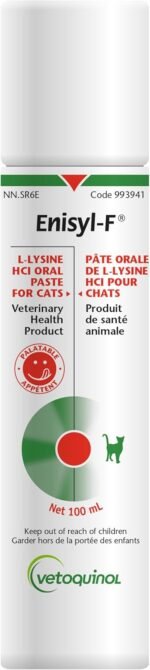 Vetoquinol Enisyl-F – Veterinary Health Product – L-Lysine HCI Oral Paste for Cats – 100 ml - Image 2