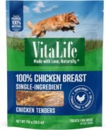 VitaLife All Natural Dog Treats - Chicken Tenders 750g, Dark Green - Image 2