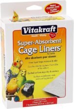 Vitakraft Cage Liners for Birds - for Parrot, Parakeet, Conure, and Cockatiel Cages White 20" X 18" - Image 2