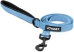 Voyager Reflective Dog Leash with Neoprene Handle, 5ft Long, Supports Small, Medium, and Large Breed Puppies, Cute and Heavy Duty for Walking, Running, and Training - Baby Blue (Leash), S - Image 2