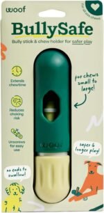 WOOF BullySafe - Bully Stick Holder - Durable Dog Chew Holder for Safe, Long-Lasting Play - Easy to Clean - No More Swallowed Ends - Best for Dogs 10+ lbs - Image 2