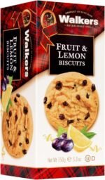 Walker's Shortbread Fruit & Lemon Biscuits – Traditional Scottish Recipe, Lemon Cookies, Crunchy Crumbly Cookies - 150 g - Image 2