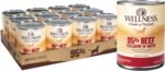 Wellness 95% Beef Natural Wet Grain Free Canned Dog Food, 13.2-Ounce Can (Pack of 12) - Image 2