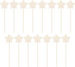 Wooden Fairy Wand 13.38 Inch DIY Craft Stick Unfinished Fairy Wand for Birthday Party Dress-up and Stage Performance - Image 2