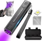Wood's Lamp pet cat, dog Wood's Black light Flashlight cat Ringworm Detector,Doctor Pet Urine Detector,for Analyzing Skin Dog Cat Care Bed Bug Inspect. - Image 2
