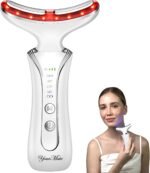 YourMate Red Light Therapy Device Pro Face & Neck Massager for Skin Care 4 in 1 Facial Tools Skin with 7 Colors LED Light for Rejuvenation - Image 2
