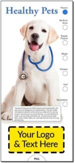 ZOCO - Healthy Pets Slide Chart - Custom Promotional Item (Pack of 250) - Tips on Diet, Grooming, Veterinary Cares - Veterinarians, Pet Stores, Animal Shelters Handout, Brochure - 3.75 x 8.5 in. - Image 2