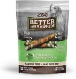 Zoe Better Than Rawhide Twists for Dogs, Mint Flavor, 12 Pack (5.2 oz) - Image 2