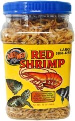 Zoo Med Large Sun-Dried Red Shrimp Nutritious High Protein Food for Fish 10oz - Image 2