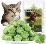 100g Freezed Drying Cat Grass Treats, Cat Grass Teething Sticks Cats Snacks for Hairball Removal and Dental Care - Image 2