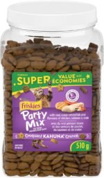 Friskies Party Mix Cat Treats, Kahuna Crunch with Real Ocean Whitefish - 510 g Cannister (3 Pack) - Image 3