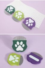 1 Pcs Pet Deshedding Comb with Gentle Metal Teeth, Stainless Steel Cat Grooming Brush for Shedding & Detangling, Ergonomic Handle for Easy Pet Grooming Supplies for Cats & Dogs (Purple) - Image 7