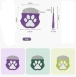 1 Pcs Pet Deshedding Comb with Gentle Metal Teeth, Stainless Steel Cat Grooming Brush for Shedding & Detangling, Ergonomic Handle for Easy Pet Grooming Supplies for Cats & Dogs (Purple) - Image 8