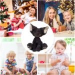 Genérico Plush Cats - Black Cat Doll 30cm, Soft Fluffy Soft Toy, Bed Decor Pillow with Sofa for Living Room Bedroom Home | Cute Gift for Girls - Image 7