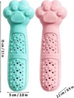 1Pcs Catnip Infused Cat Chew Toy,Food Grade Rubber Teething Ring for Kittens&Adult Cats,Interactive Indoor Toy for Teething Relief,Dental Health,Plaque&Tartar Removal,Boredom Relief (green) - Image 3