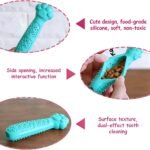 1Pcs Catnip Infused Cat Chew Toy,Food Grade Rubber Teething Ring for Kittens&Adult Cats,Interactive Indoor Toy for Teething Relief,Dental Health,Plaque&Tartar Removal,Boredom Relief (green) - Image 4