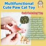 1Pcs Catnip Infused Cat Chew Toy,Food Grade Rubber Teething Ring for Kittens&Adult Cats,Interactive Indoor Toy for Teething Relief,Dental Health,Plaque&Tartar Removal,Boredom Relief (green) - Image 5