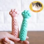 1Pcs Catnip Infused Cat Chew Toy,Food Grade Rubber Teething Ring for Kittens&Adult Cats,Interactive Indoor Toy for Teething Relief,Dental Health,Plaque&Tartar Removal,Boredom Relief (green) - Image 8