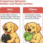 Dog Ball for Aggressive Chewers - Interactive Dog Toy Giggle Balls Fun Squeaky Sound to Keep Them Busy, Durable for Small Medium Large Breeds, Rubber Chew Toys, As Seen on TV, Blue & Red - Image 5