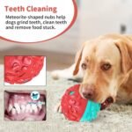 Dog Ball for Aggressive Chewers - Interactive Dog Toy Giggle Balls Fun Squeaky Sound to Keep Them Busy, Durable for Small Medium Large Breeds, Rubber Chew Toys, As Seen on TV, Blue & Red - Image 6
