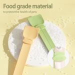 2 Pcs Cat Strip Feeders, Cute Head Shape Squeeze Spoon Multifunctional 2-in-1 Food Dispenser Treat Spoon for Wet Food Pet Supplies - Image 6