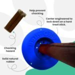 Bully Stick Holder for Dogs -Large Size - Interactive Dog Toy, Dog Treat Holder, Slow Feeder, Treat Dispenser, Chew Toy and Dog Safety Device - Image 3