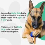 Bully Stick Holder for Dogs -Large Size - Interactive Dog Toy, Dog Treat Holder, Slow Feeder, Treat Dispenser, Chew Toy and Dog Safety Device - Image 5