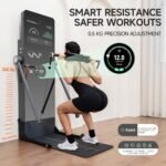 Smart Fitness Mirror Home Gym, 260lbs Digital Weight Strength Training System, All-in-One Adjustable Resistance Cable Machine with Real-Time Tracking - Image 3