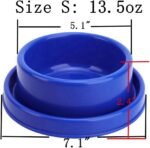 Ants Away Dog Bowl Cat Puppy Food Bowls Round No Spill Eating Feeder for Small Animals Brown S - Image 3