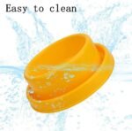 Ants Away Dog Bowl Cat Puppy Food Bowls Round No Spill Eating Feeder for Small Animals Brown S - Image 4