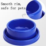 Ants Away Dog Bowl Cat Puppy Food Bowls Round No Spill Eating Feeder for Small Animals Brown S - Image 5