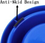 Ants Away Dog Bowl Cat Puppy Food Bowls Round No Spill Eating Feeder for Small Animals Brown S - Image 6