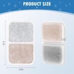 12 Pack airsift Litter Box Filters for Catit Airsift Jumbo/Regular/Smartsift Litter Box, Dual Action Filter to Keep Catit Litter Box Fresh Smell，Cat Litter Box Filters Pads Replacement - Image 4