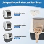 12 Pack airsift Litter Box Filters for Catit Airsift Jumbo/Regular/Smartsift Litter Box, Dual Action Filter to Keep Catit Litter Box Fresh Smell，Cat Litter Box Filters Pads Replacement - Image 7