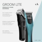 Wahl Pro Animal Groom Lite Pet Clipper - Cordless & USB Charging - Adjustable Blades - Professional Grooming Kit for Dogs, Cats & Small Pets - Black/Metallic Blue - Image 3