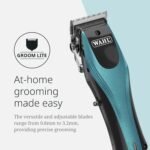 Wahl Pro Animal Groom Lite Pet Clipper - Cordless & USB Charging - Adjustable Blades - Professional Grooming Kit for Dogs, Cats & Small Pets - Black/Metallic Blue - Image 6