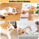 Catnip Toy, 4Pack Silvervine Sticks for Cats,Cat&Kitten Chew Toy,Cat Toys for Indoor Cats, Natural Jouet Pour Chat - Image 8