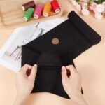 BENECREAT 39x6Inch Rib Cuff Fabric, Black Stretch Fine Ribbing Knit Fabric Elastic Knit Material for Waistband Neckband Cuffs Jacket Extension, Clothing Accessories - Image 4