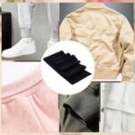 BENECREAT 39x6Inch Rib Cuff Fabric, Black Stretch Fine Ribbing Knit Fabric Elastic Knit Material for Waistband Neckband Cuffs Jacket Extension, Clothing Accessories - Image 6