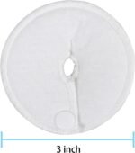 Feeding Tube Pads G Tube Covers Gtube Pads Button Pads Holder,Peritoneal Abdominal Dialysis Peg Tube Supplies Feeding Tube Supplies for Nursing Care, 12 Pack (Round) - Image 3