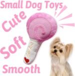 Small Dog Toys, 4 Pack Pink Dog Squeak Toys, Puppy Toys for Small Dogs, Durable Plush Dog Toy Set, Soft Dog Chew Toys for Puppies & Small Dogs, Dog Stuffed Toys Gift Pack - Image 4